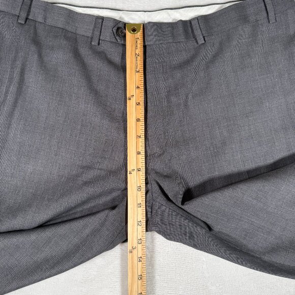 Ralph Lauren Dress Pants Men Size W38 L30 Plaid Slash Pockets Rayon Blend EUC - Picture 6 of 11